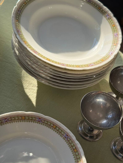 Глубокая Тарелка MANDAVY DE MAVALEIX LIMOGES FRANCE
