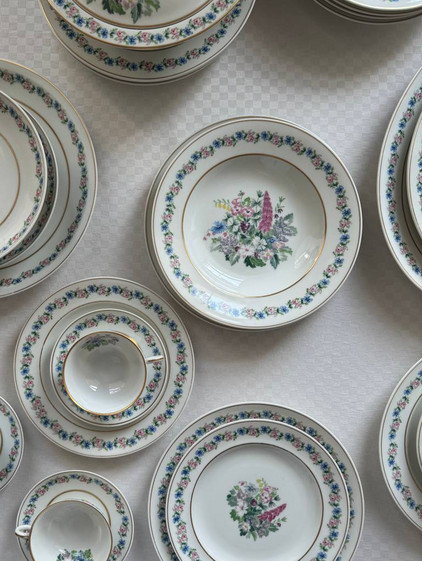 Столовая тарелка Theodore Haviland Limoges France