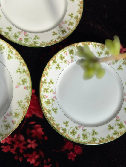 Антикварная Тарелка  глубокая LATRILLE FRERES  LIMOGES FRANCE