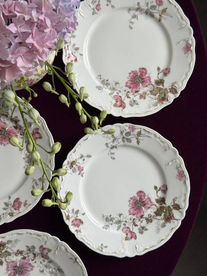 Антикварная  тарелка Haviland & Co Limoges, Франция